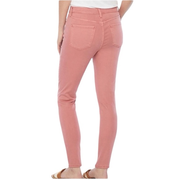 A.N.A. Rose Colored High Waist Button Fly Skinny Jeans Valentine’s Galentine’s - Picture 3 of 9